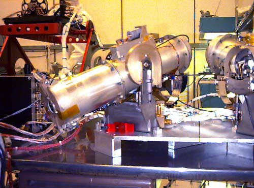 Close-up view of one of the TIDI telescopes